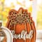 Glitzhome® 8"H Thanksgiving Wooden Pumpkin Table Decor Set